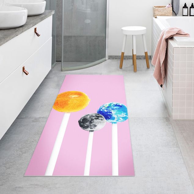 kitchen runner rugs Lollipops With Planets