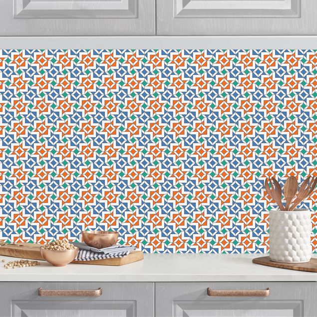 Splashback patterns Alhambra Mosaic Tile Look