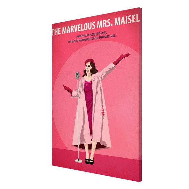 Magnetic memo board - Film Poster The Marvelous Mrs. Maisel