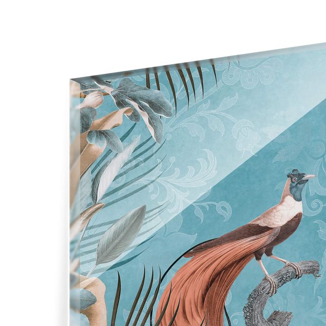 Splashback - Vintage Collage - Birds Of Paradise