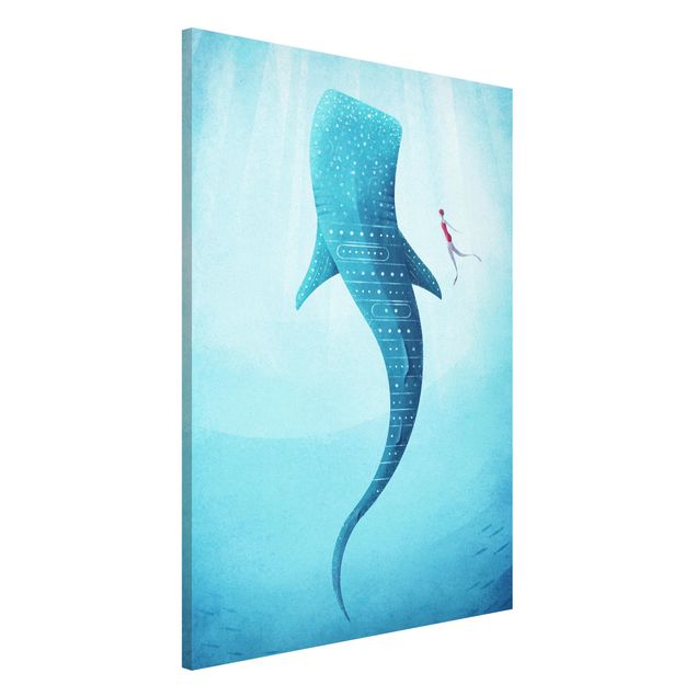 Magnetic memo board - The Whale Shark