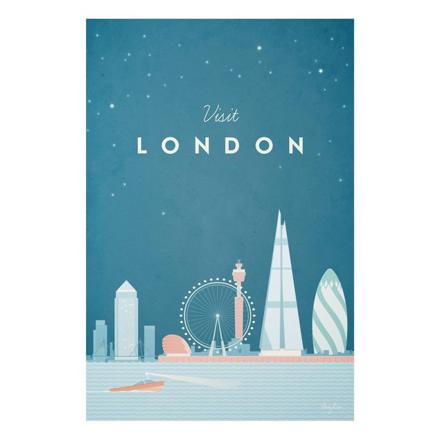 Print on forex - Travel Poster - London