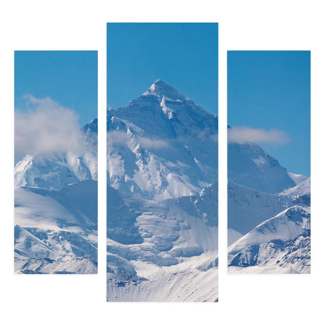 Print on canvas 3 parts - Mount Everest