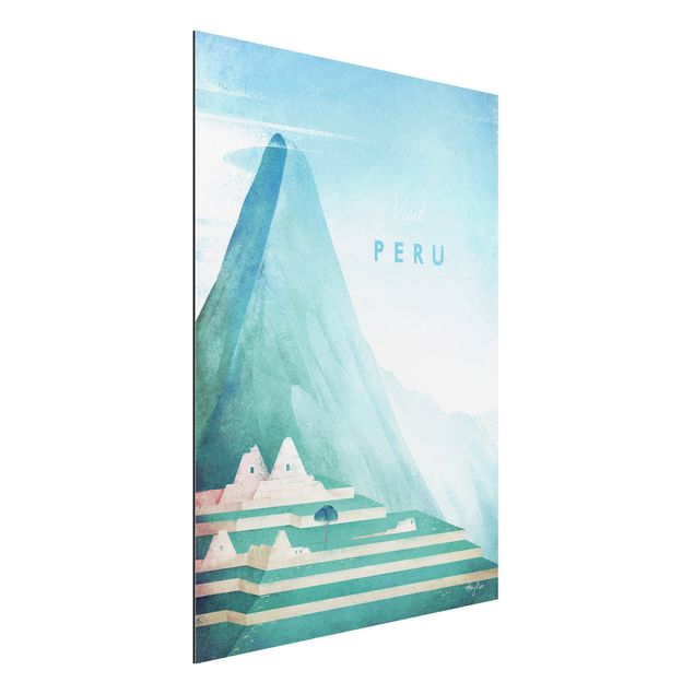 Aluminium dibond Travel Poster - Peru