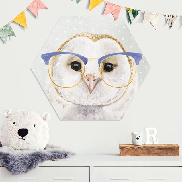 Forex hexagon - Animals With Glasses - Owl