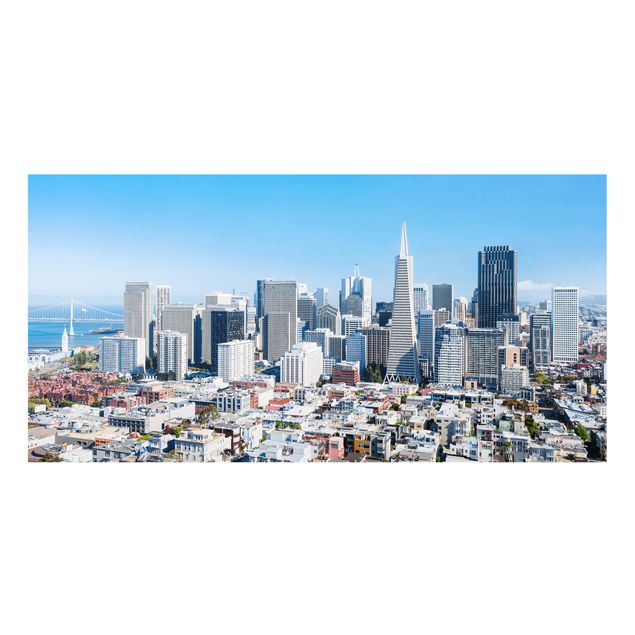 Splashback - San Francisco Skyline - Landscape format 2:1