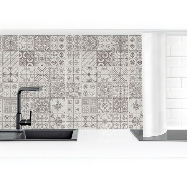 Kitchen wall cladding - Coimbra Grey