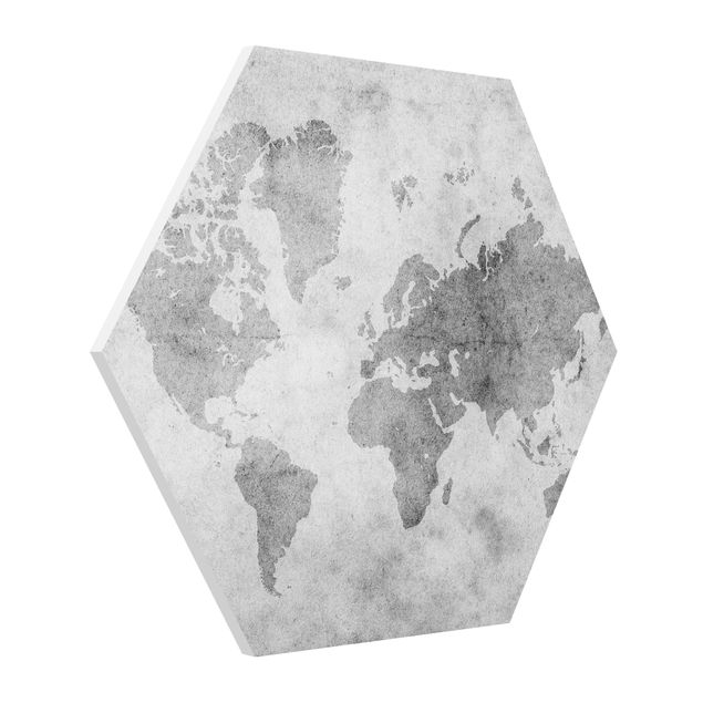 Forex hexagon - Vintage World Map II