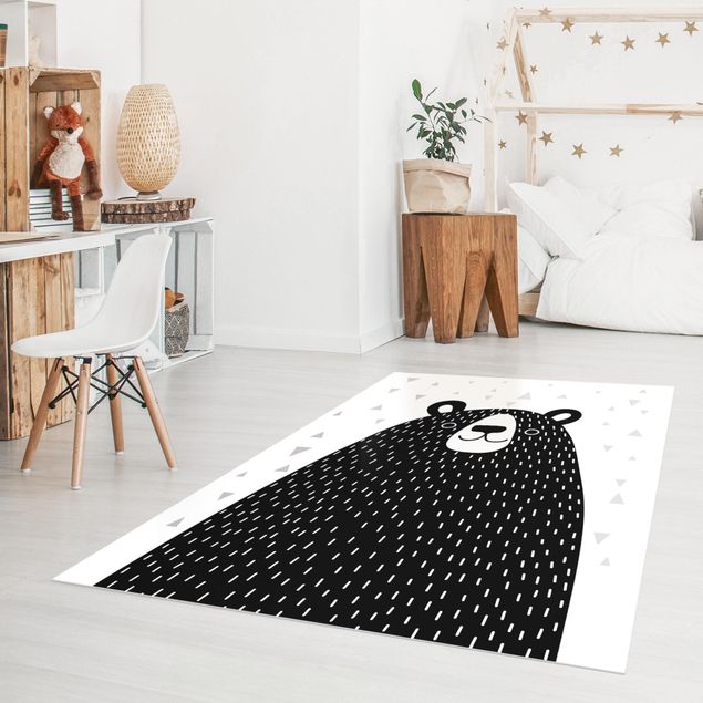 outdoor patio rugs Zoo With Patterns - Bear