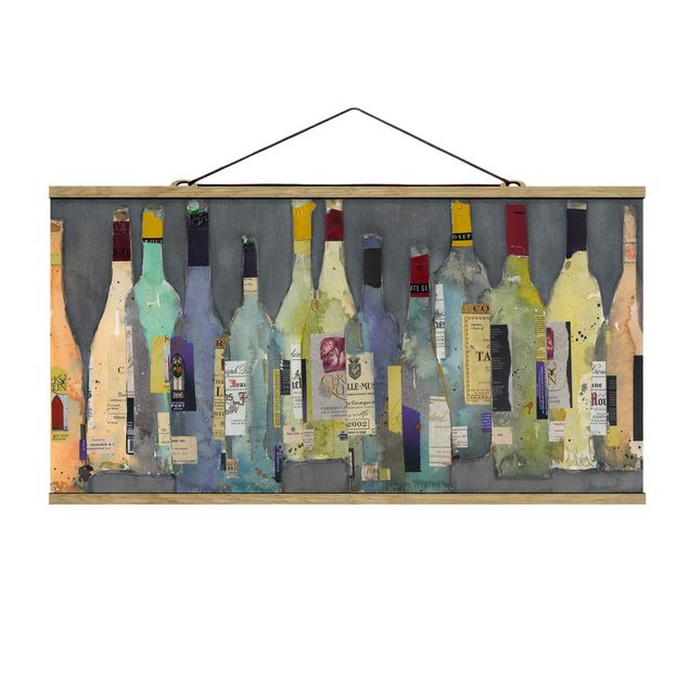 Fabric print with poster hangers - Uncorked - Spirits