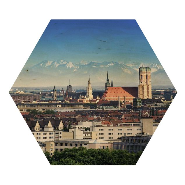 Wooden hexagon - Munich