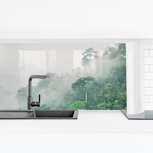 Kitchen wall cladding - Jungle In The Fog