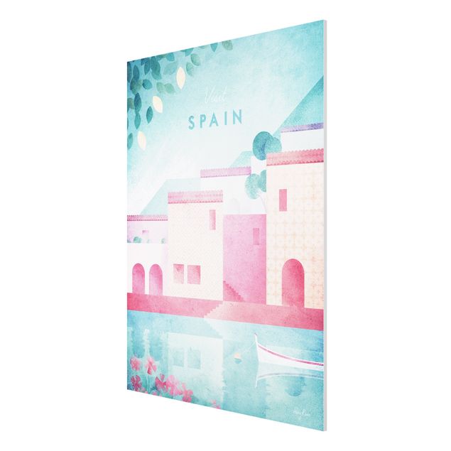 Print on forex - Travel Poster - Spain