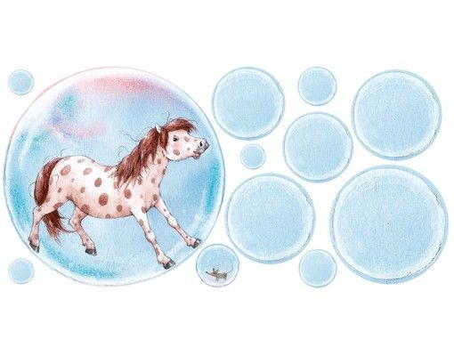 Wall decal Bubble Pony