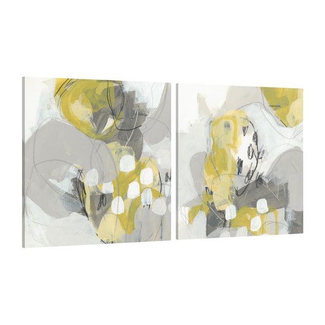 Print on canvas - Lemons In The Fog Set I