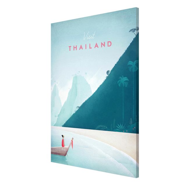 Magnetic memo board - Travel Poster - Thailand