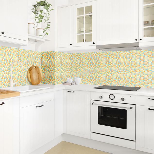 Kitchen splashbacks Mosaic Tiles Summer Set