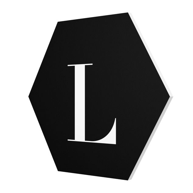 Forex hexagon - Letter Serif Black L