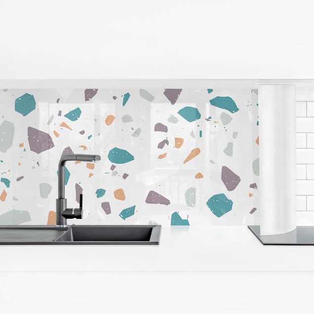 Kitchen wall cladding - Detailed Terrazzo Pattern Grosseto