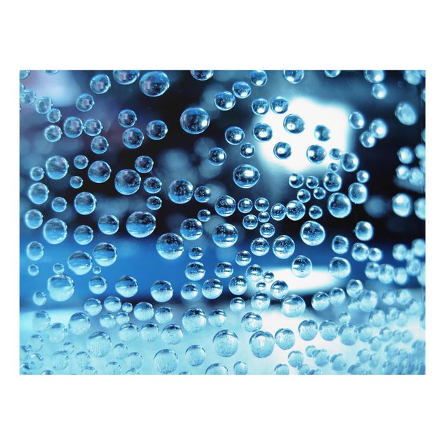 Glass Splashback - Dark Bubbles - Landscape 3:4