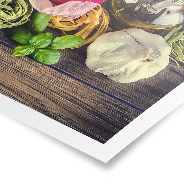 Panoramic poster kitchen - Pasta