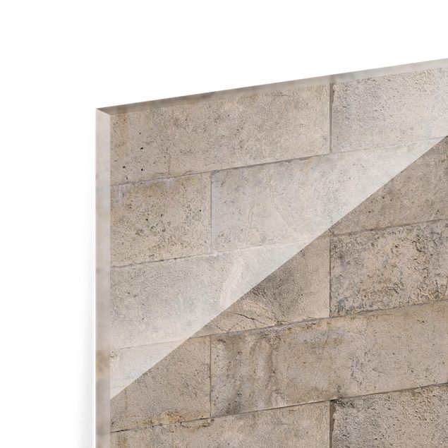 Glass Splashback - Brick Concrete - Square 1:1