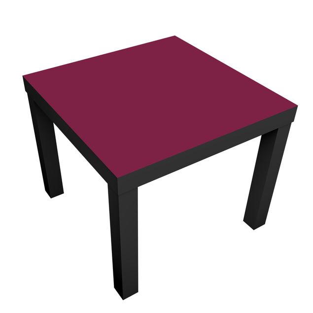 Adhesive film for furniture IKEA - Lack side table - Colour Wine Red