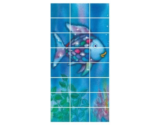 Tile sticker - The Rainbow Fish - Alone In The Vast Ocean