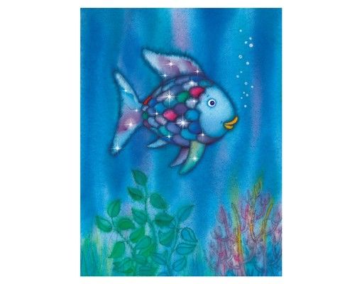 Window decoration - The Rainbow Fish - Alone In The Vast Ocean