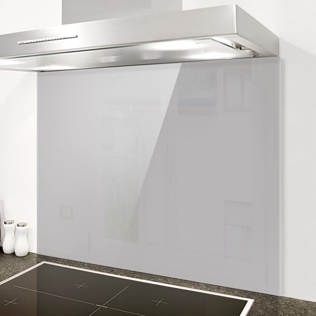 Glass splashback kitchen plain Agate Grey