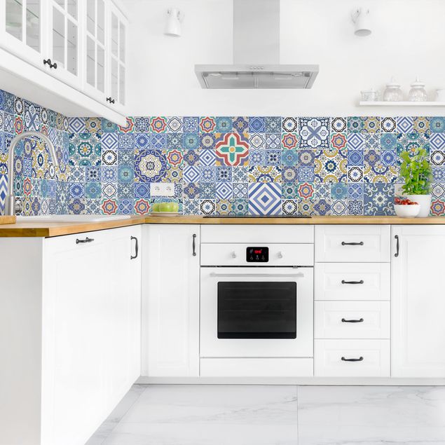 Kitchen splashbacks Backsplash - Elaborate Portoguese Tiles
