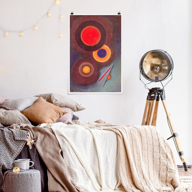 Poster art print - Wassily Kandinsky - Circles And Lines