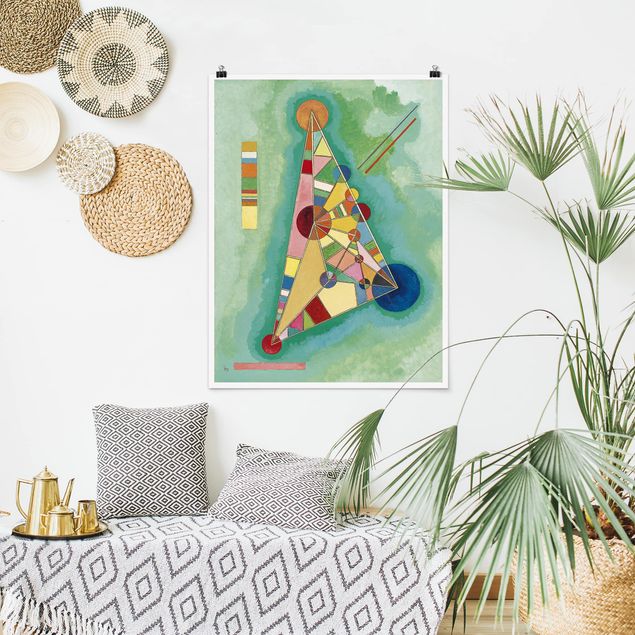 Poster art print - Wassily Kandinsky - Variegation in the Triangle