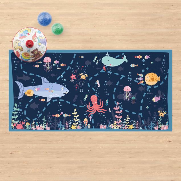Balcony rugs Playoom Mat Under Water - An Expedition