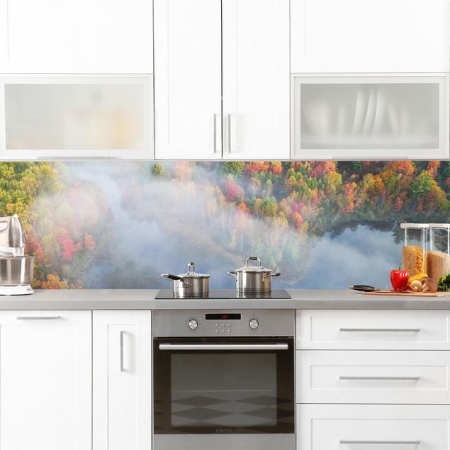 Kitchen wall cladding - Aerial View - Autumn Symphony