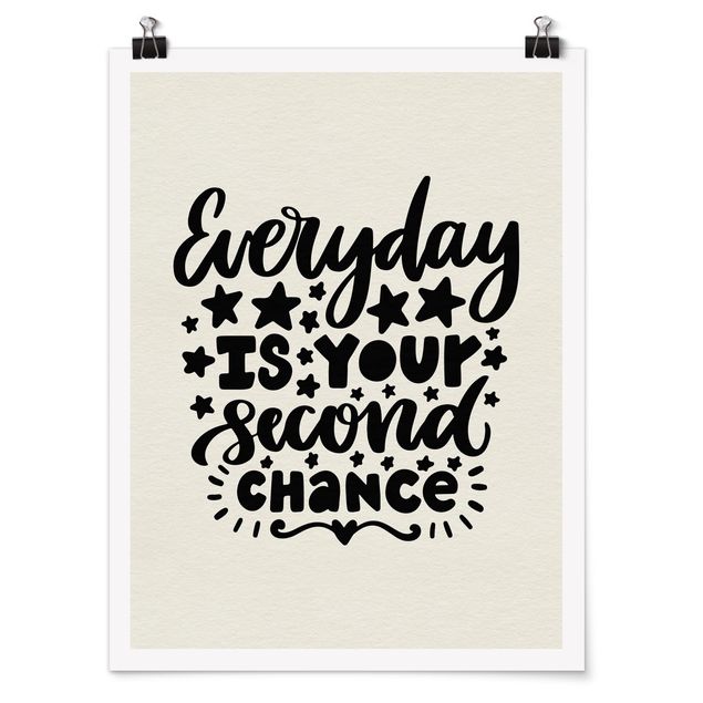 Poster - Everyday Is Your Second Chance
