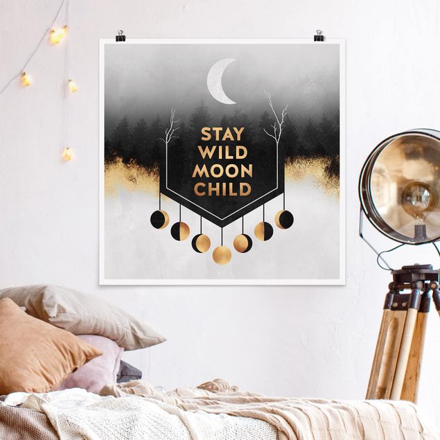 Poster - Stay Wild Moon Child