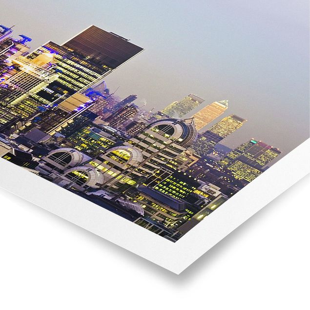 Panoramic poster architecture & skyline - London City