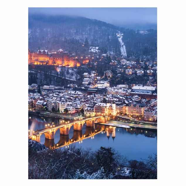 Magnetic memo board - Heidelberg In The Winter