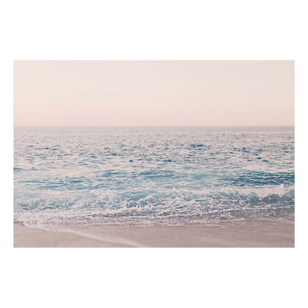 Splashback - Reddish Golden Beach In The Morning - Landscape format 3:2