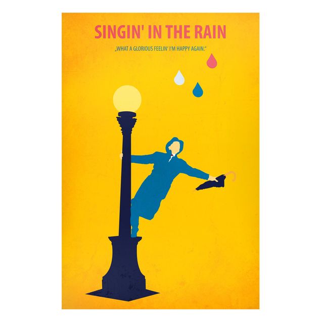 Magnetic memo board - Film Poster Singing In The Rain