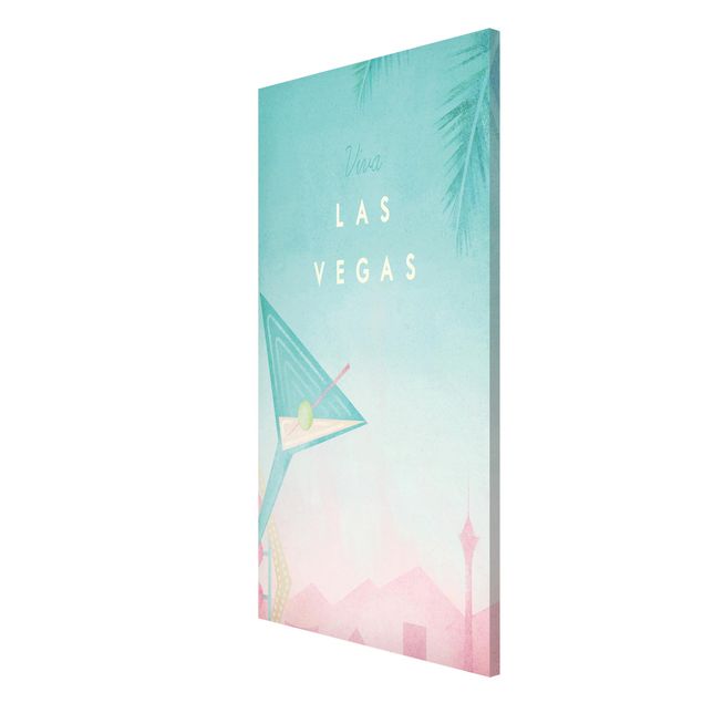 Magnetic memo board - Travel Poster - Viva Las Vegas