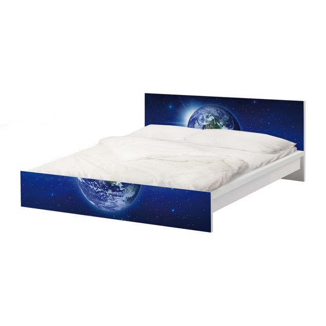 Adhesive film for furniture IKEA - Malm bed 160x200cm - Earth In Space