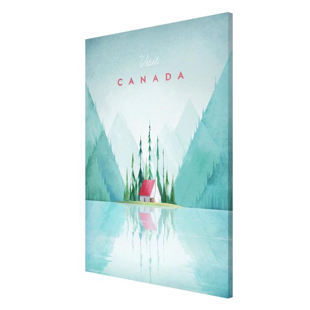 Magnetic memo board - Travel Poster - Canada