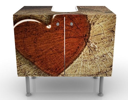 Wash basin cabinet design - Natural Love