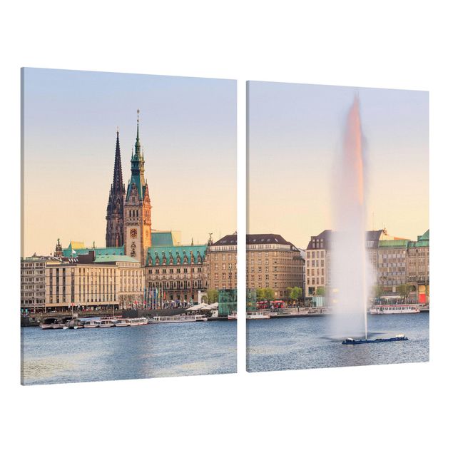 Print on canvas 2 parts - Alster