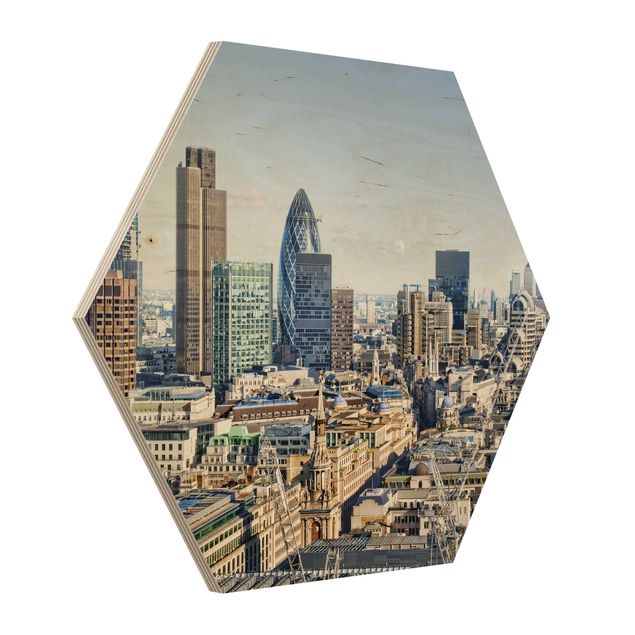 Wooden hexagon - City Of London