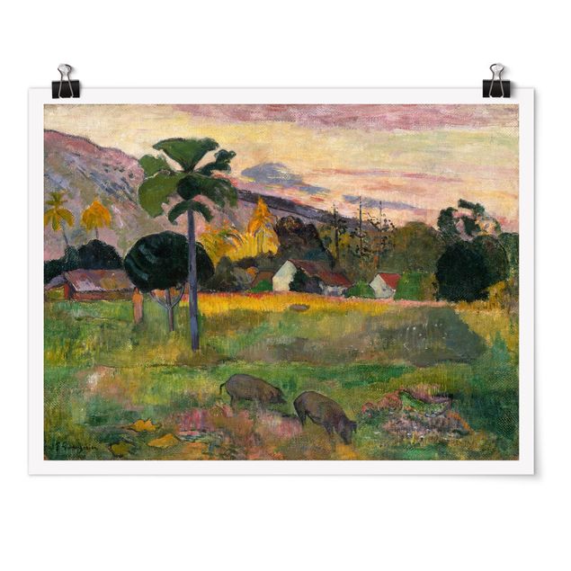 Poster - Paul Gauguin - Haere Mai (Come Here)