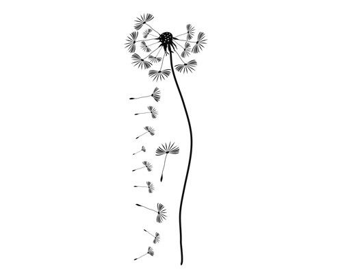 African wall stickers No.252 Dandelion Gold