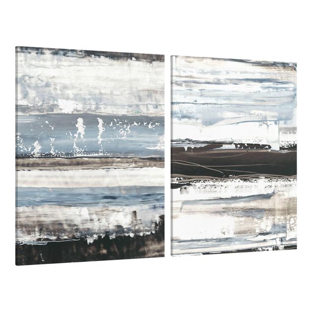 Print on canvas - Icy Horizon Set I